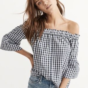 Abercrombie & Fitch off the shoulder top